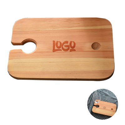 Customizable Creative Wooden Wine Tray